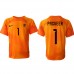 Günstige Niederlande Remko Pasveer #1 Torwart Auswärts Fussballtrikot WM 2022 Kurzarm